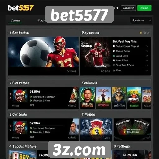 Características principais do site bet5577